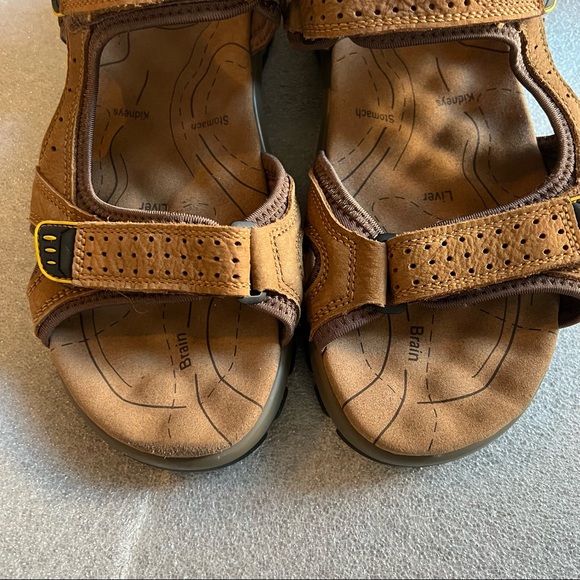 CAMEL CROWN Men's Leather Sandals for Hiking beach outdoors | Waterproof size 11 - Picture 2 of 15